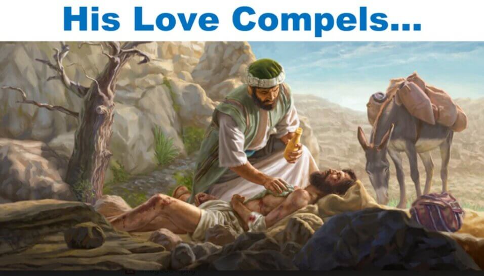His love compels