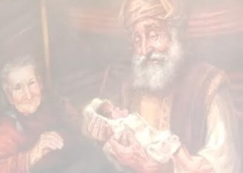 Abraham Sarah and baby Isaac