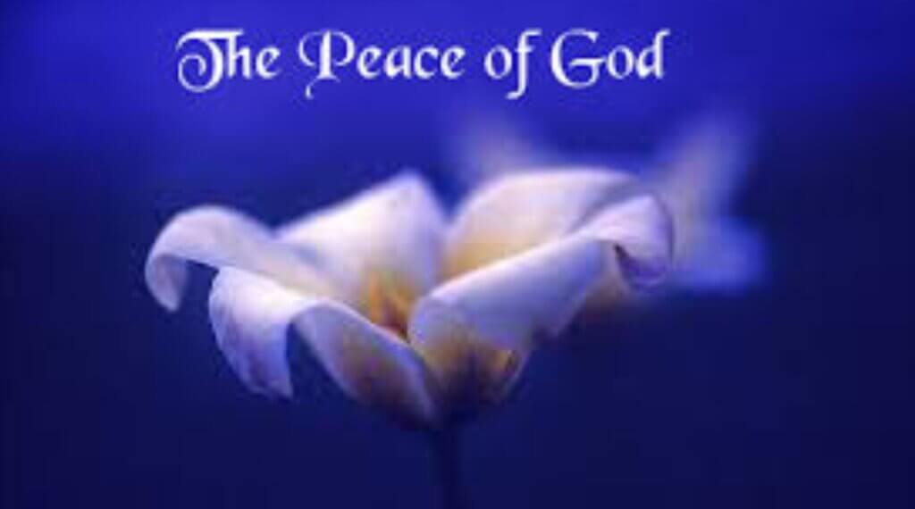 The peace of God