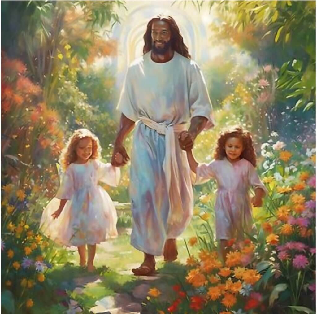 Jesus will lead the little children