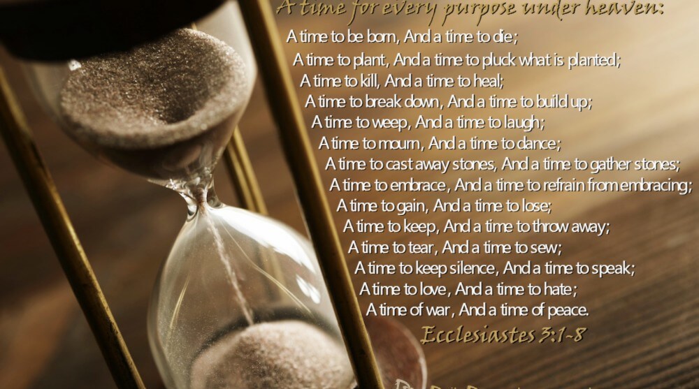A time for everything
