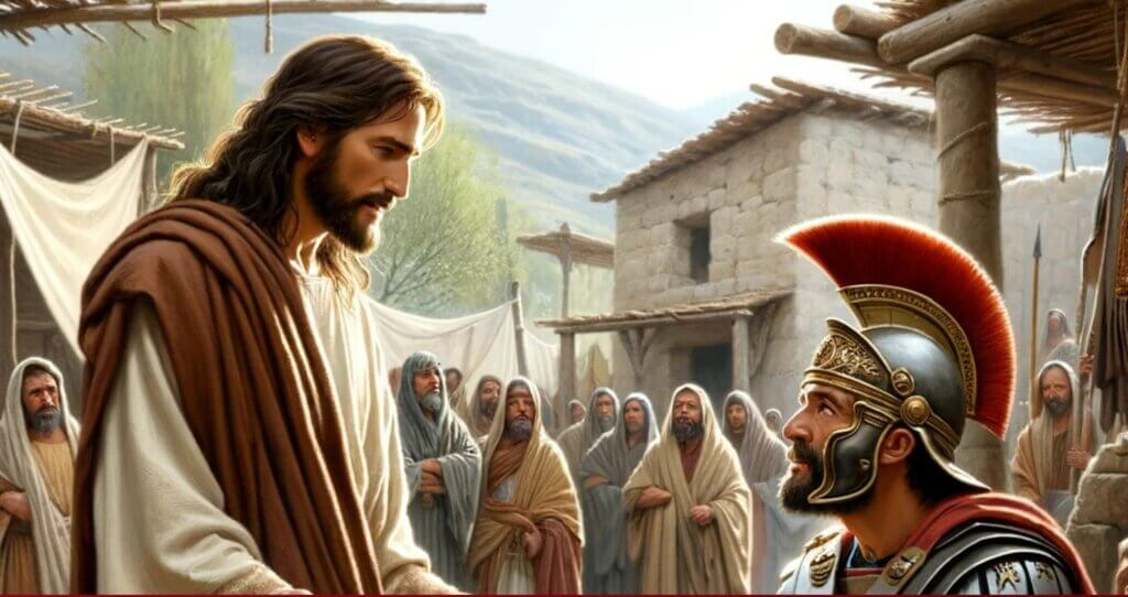 Jesus saves the life of the Centurians servant