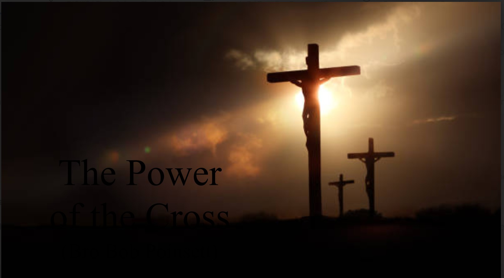 The Power of the Cross